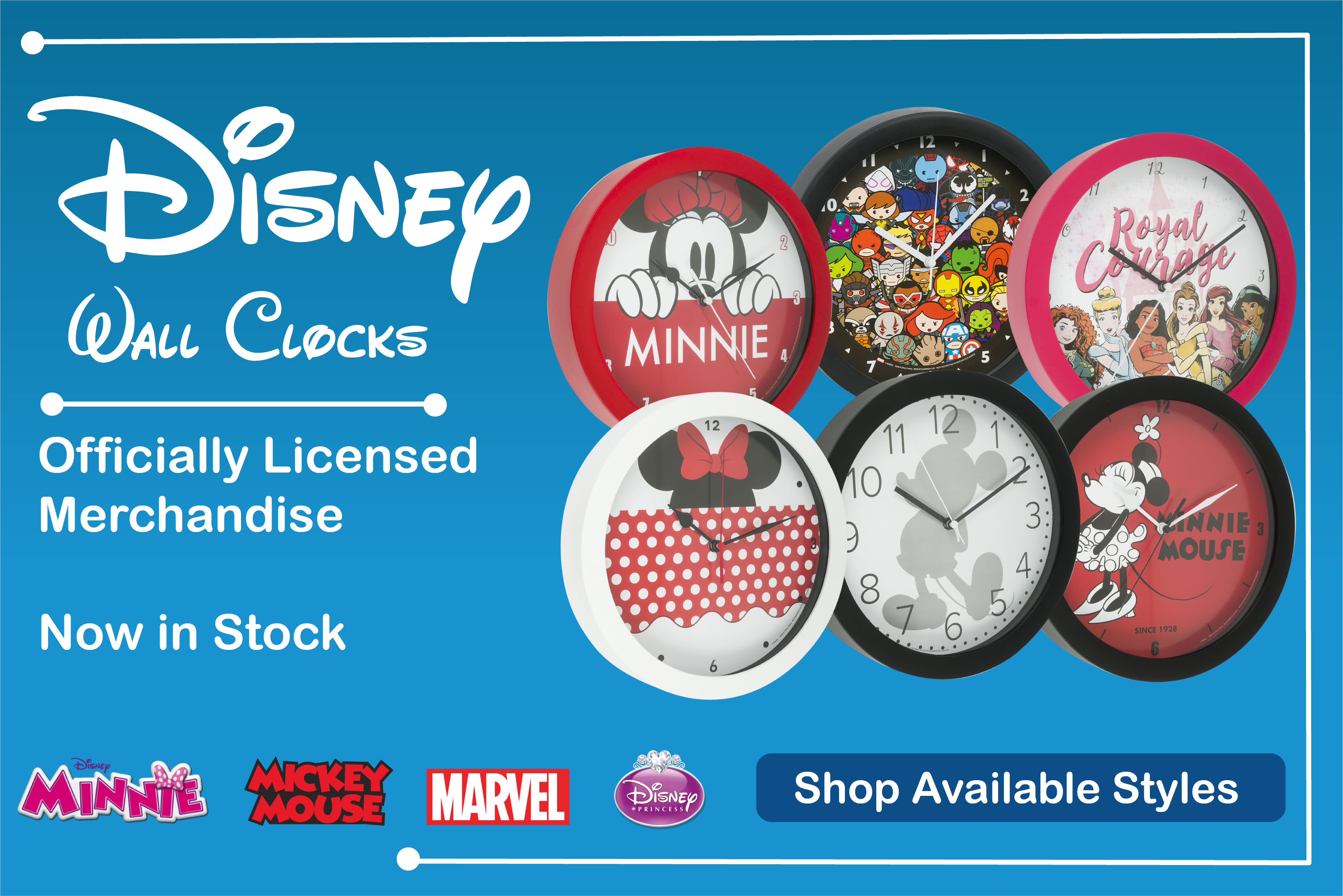 Disney Wall Clocks Blast